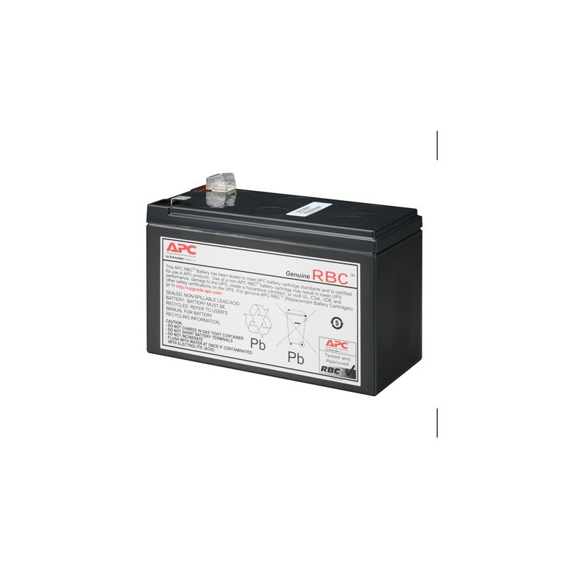 Batterie d'onduleur - 1 x batterie - Acide de plomb - 128 Wh - noir - pour Back-UPS Pro BR900MI (APCRBC164)_1
