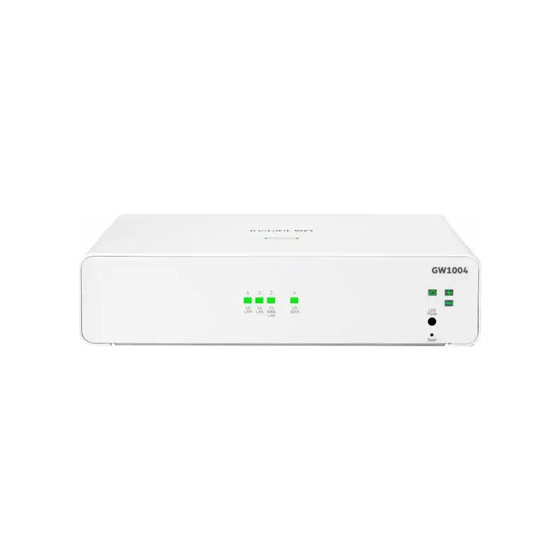 HPE Networking Instant On SG1004 - Passerelle - sécurisé - 4 ports - 1GbE (S0G33AABB)_1 HPE Networking Instant On SG1004 - Passerelle - sécurisé - 4 ports - 1GbE (S0G33AABB)_1