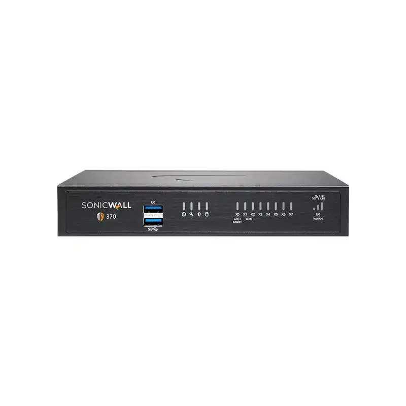 SonicWall TZ Series (Gen 7) TZ370 - Dispositif de sécurité - avec Suite de Service de Protection A... (03-SSC-3004)_1 SonicWall TZ Series (Gen 7) TZ370 - Dispositif de sécurité - avec Suite de Service de Protection A... (03-SSC-3004)_1