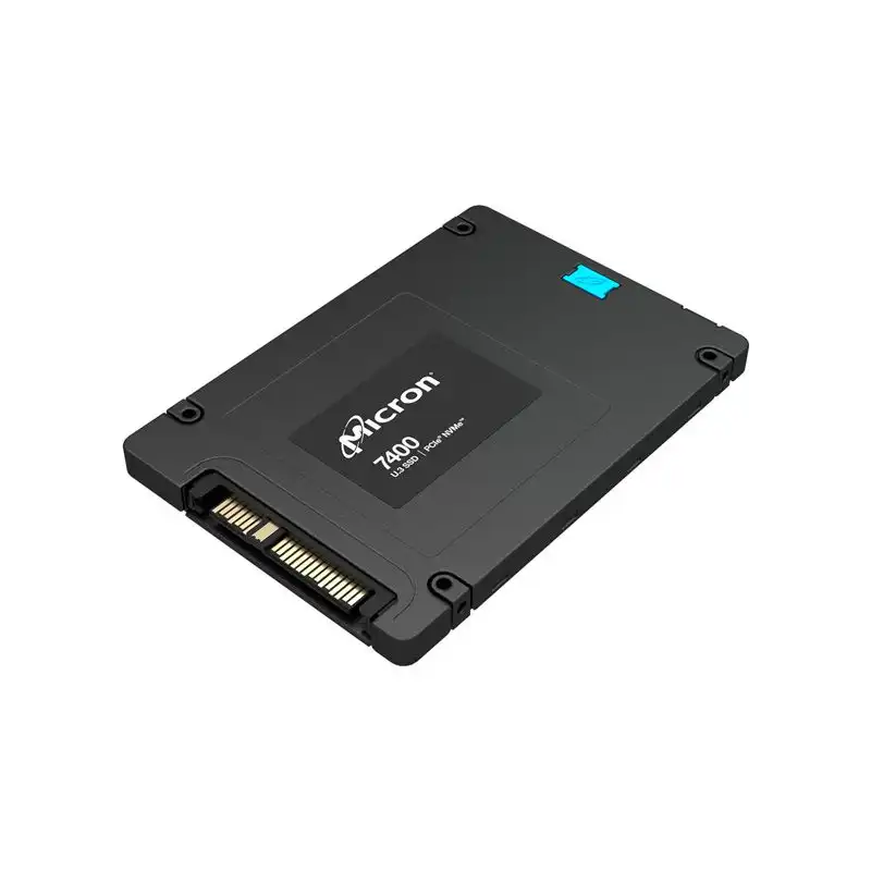 Micron 7400 MAX - SSD - 800 Go - interne - 2.5" - U.3 PCIe 4.0 (NVMe) (MTFDKCB800TFC-1AZ1ZABYYR)_1 Micron 7400 MAX - SSD - 800 Go - interne - 2.5" - U.3 PCIe 4.0 (NVMe) (MTFDKCB800TFC-1AZ1ZABYYR)_1