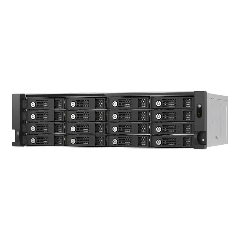 QNAP - Baie de disques - 16 Baies (SATA-600) - SAS 12Gb - s (externe) - rack-montable - 3U (TL-R1600PES-RP)_1