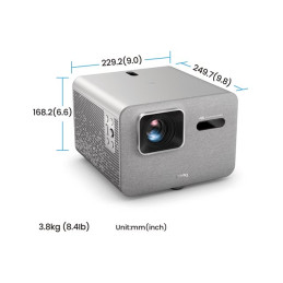 BenQ TK705i - Projecteur DLP - LED - 3000 ANSI lumens - 3840 x 2160 - 16:9 - 4K - objectif standa... (9H.R0C77.57E)_2