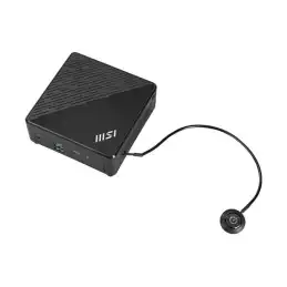 MSI Cubi N ADL 002EU - Mini PC Celeron N100 - jusqu'à 3.4 GHz - RAM 4 Go - SSD 128 Go - NVMe - ... (9S6-B0A911-096)_1