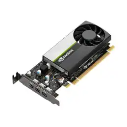 NVIDIA Quadro T400 - Carte graphique - Quadro T400 - 4 Go GDDR6 - PCIe 3.0 x16 profil bas -... (900-5G172-2274-E00)_1