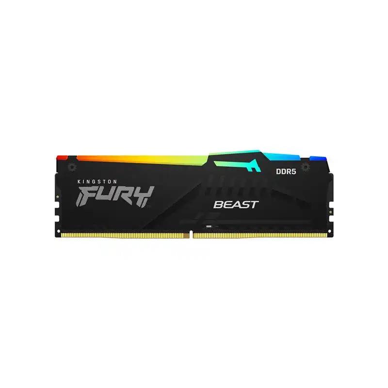 Kingston FURY Beast RGB - DDR5 - module - 16 Go - DIMM 288 broches - 6000 MHz - PC5-48000 - C... (KF560C36BBE2A-16)_1