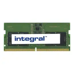 Integral - DDR5 - module - 8 Go - SO DIMM 262 broches - 5600 MHz - PC5-44800 - CL46 - 1.1 V - mémo... (IN5V8GNJWDX)_1