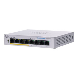 Cisco Business 110 Series 110-8PP-D - Commutateur - non géré - 4 x 10 - 100 - 1000 (PoE) + 4 x... (CBS110-8PP-D-UK)_1