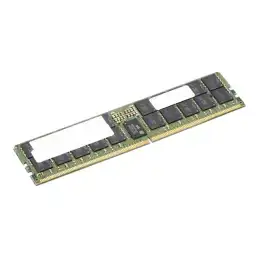 Lenovo - DDR5 - module - 64 Go - DIMM 288 broches - 4800 MHz - mémoire enregistré - ECC - vert - po... (4X71M22550)_1