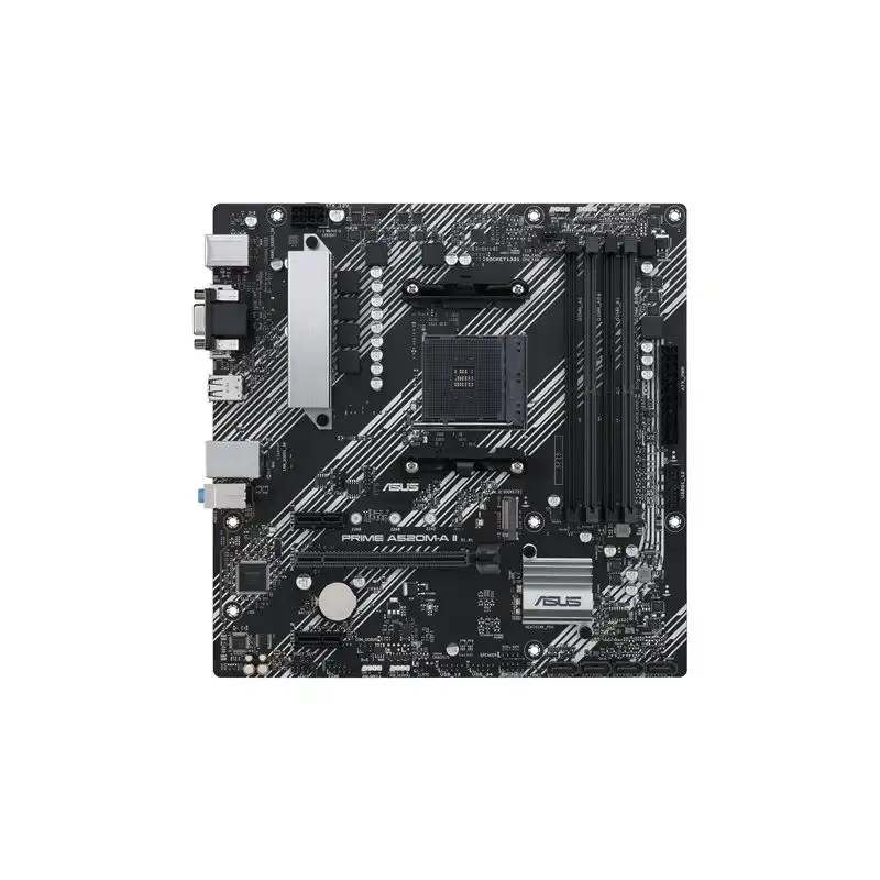 ASUS PRIME A520M-A II - CSM - Carte-mère - micro ATX - Socket AM4 - AMD A520 Chipset - USB 3.2... (90MB17H0-M0EAYC)_1