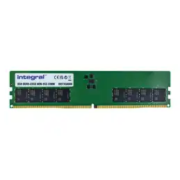 8GB PC RAM MODULE DDR5 4800MHZ PC5-38400 UNBUFFERED NON-ECC 1.1V 1GX16 CL40 INTEGRAL (IN5T8GNHWBX)_1