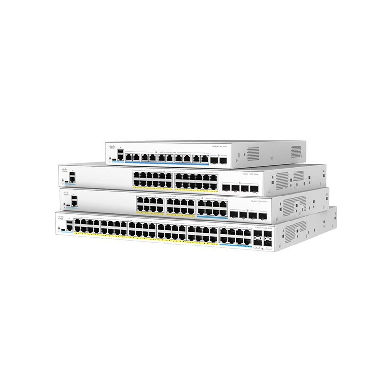 Cisco Catalyst 1300X-48T-4X - Commutateur - C3 - Géré - 4 x 10 Gigabit SFP28 + 48 x 10 - 100 - 1... (C1300X-48T-4X)_1
