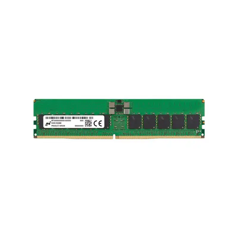 Micron - DDR5 - module - 48 Go - DIMM 288 broches - 5600 MHz - PC5-44800 - CL46 - mémoire e... (MTC20F208XS1RC56BR)_1