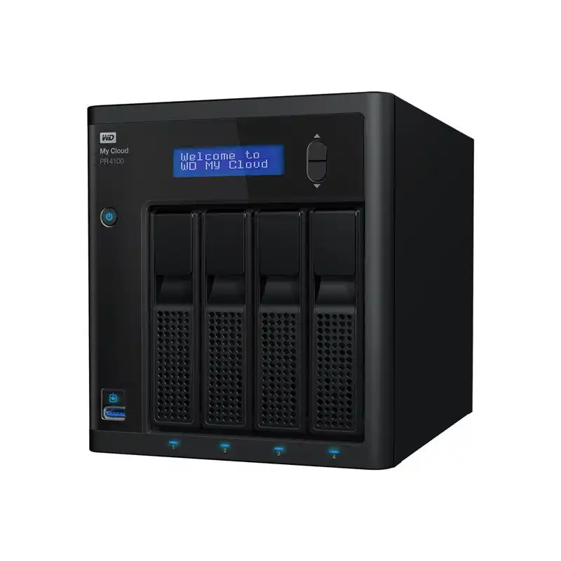 WD My Cloud PR4100 WDBNFA0080KBK - Serveur NAS - 4 Baies - 8 To - HDD 2 To x 4 - RAID RAID ... (WDBNFA0080KBK-EESN)_1