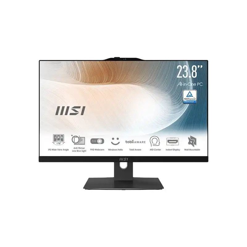 MSI Modern AM242P 12M 484EU - Tout-en-un Core i5 1235U - jusqu'à 4.4 GHz - RAM 8 Go - SSD 512 ... (9S6-AE0711-1264)_1