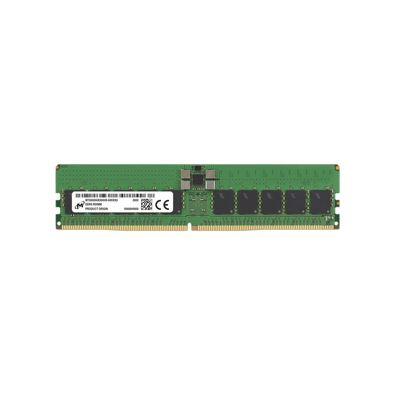 DDR5 - module - 32 Go - DIMM 288 broches - 6400 MT - s - PC5-25600 - CL52 - mémoire enreg... (MTC20F2085S1RC64BH1R)_1