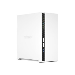 QNAP TS-233 - Serveur NAS - 2 Baies - SATA 6Gb - s - RAID RAID 0, 1, JBOD - RAM 2 Go -... (K/TS-233+2XMN10ADA400ES)_1
