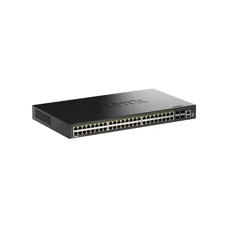 D-Link SmartPro DGS-1530-52P - Commutateur - intelligent - 48 x 10 - 100 - 1000 (PoE+) + 4 x 10... (DGS-1530-52P/E)_1