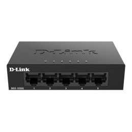 D-Link DGS 105GL - Commutateur - non géré - 5 x 10 - 100 - 1000 - de bureau (DGS-105GL/E)_1