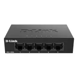 D-Link DGS 105GL - Commutateur - non géré - 5 x 10 - 100 - 1000 - de bureau (DGS-105GL/E)_1
