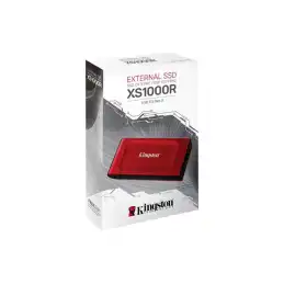 Kingston XS1000 - SSD - 2 To - externe (portable) - USB 3.2 Gen 2 (USB-C connecteur) - rouge (SXS1000R/2000G)_3