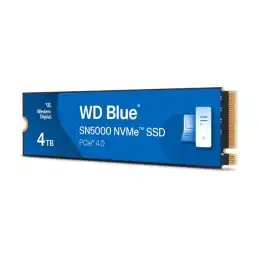 WD Blue SN5000 - SSD - 4 To - interne - M.2 2280 - PCIe 4.0 x4 (NVMe) (WDS400T4B0E-00BKY0)_1