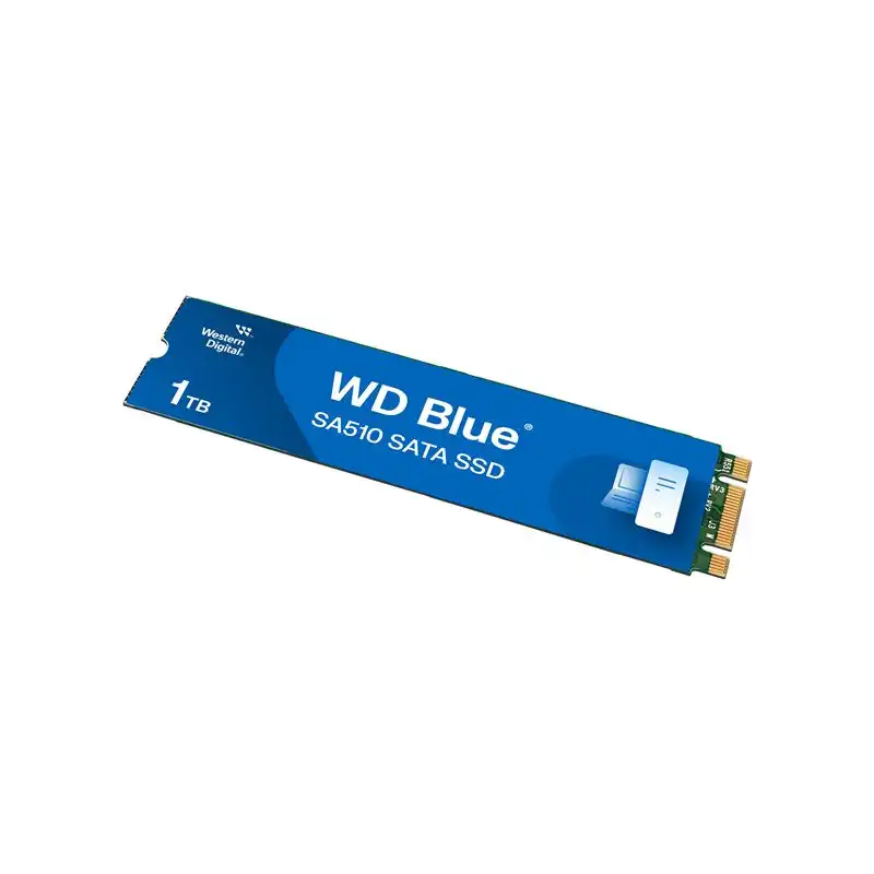 WD Blue SA510 WDS100T3B0B - SSD - 1 To - interne - M.2 2280 - SATA 6Gb - s - bleu (WDS100T3B0B-00AXS0)_1