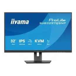 iiyama ProLite - Écran LED - 32" (31.5" visualisable) - 2560 x 1440 QHD @ 100 Hz - IPS - 350 cd... (XUB3297QSNP-B1)_1