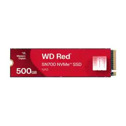 WD Red SN700 - SSD - 500 Go - interne - M.2 2280 - PCIe 3.0 x4 (NVMe) (WDS500G1R0C-68BDK0)_2