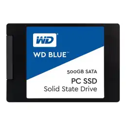 WD Blue PC SSD WDBNCE5000PNC - SSD - 500 Go - interne - 2.5" - SATA 6Gb - s (WDBNCE5000PNC-WRSN)_1