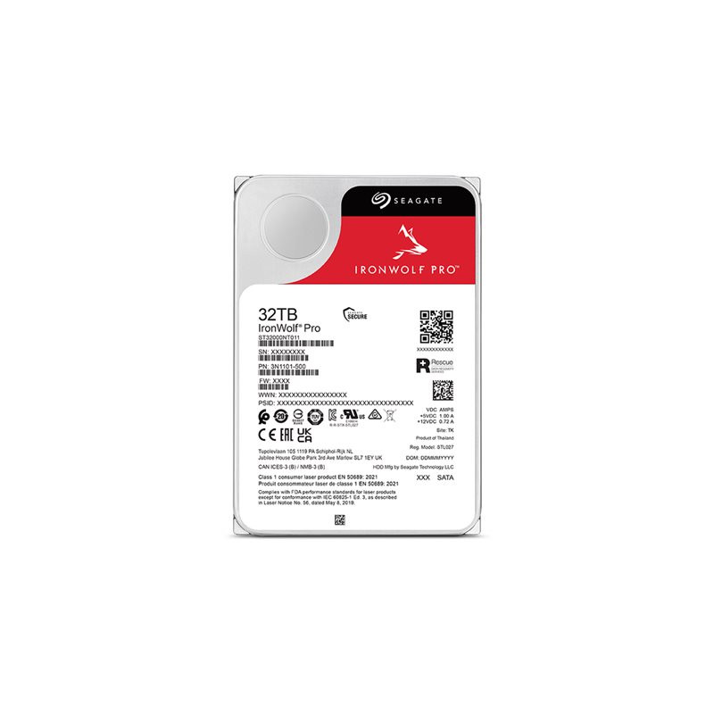 Disque dur - 32 To - interne - 3.5" - SATA 6Gb - s - 7200 tours - min - avec 3 ans de Seagate Res... (ST32000NT000)_1