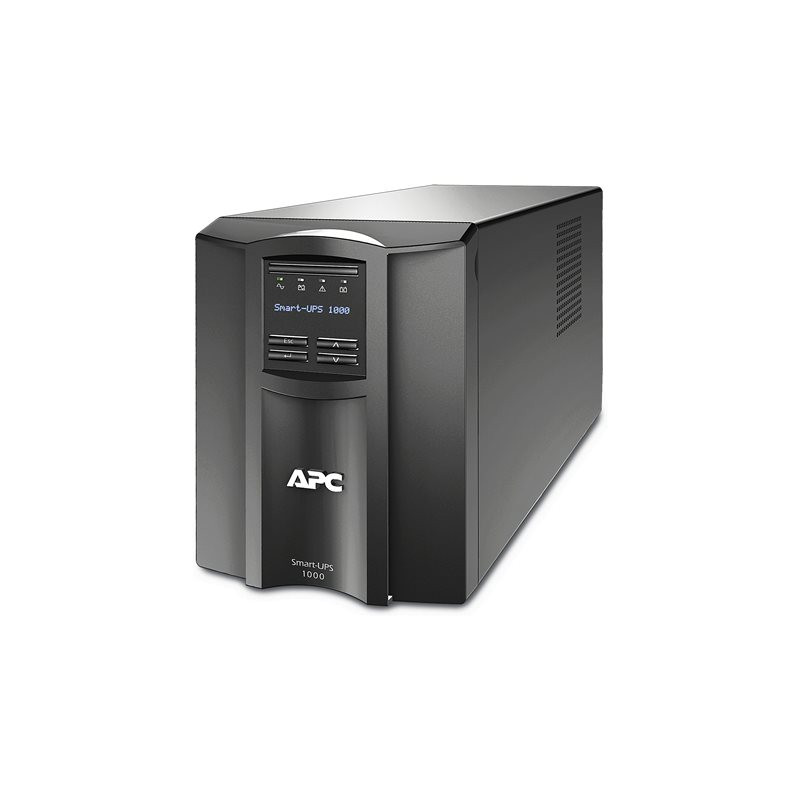 Onduleur - CA 120 V - 700 Watt - 1000 VA - USB - connecteurs de sortie : 8 - 0U - noir - avec APC Sma... (SMT1000C)_1