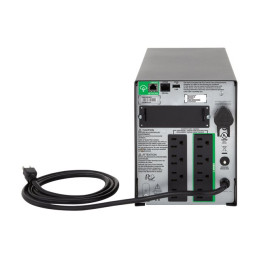 Onduleur - CA 120 V - 700 Watt - 1000 VA - USB - connecteurs de sortie : 8 - 0U - noir - avec APC Sma... (SMT1000C)_2