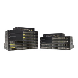 Cisco Small Business SF350-24 - Commutateur - C3 - Géré - 24 x 10 - 100 + 2 x combo Gigabit ... (SF350-24-K9-EU-RF)_1