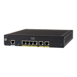 Cisco Integrated Services Router 931 - Routeur commutateur 4 ports - 1GbE - ports WAN : 2 - remanuf... (C931-4P-RF)_1