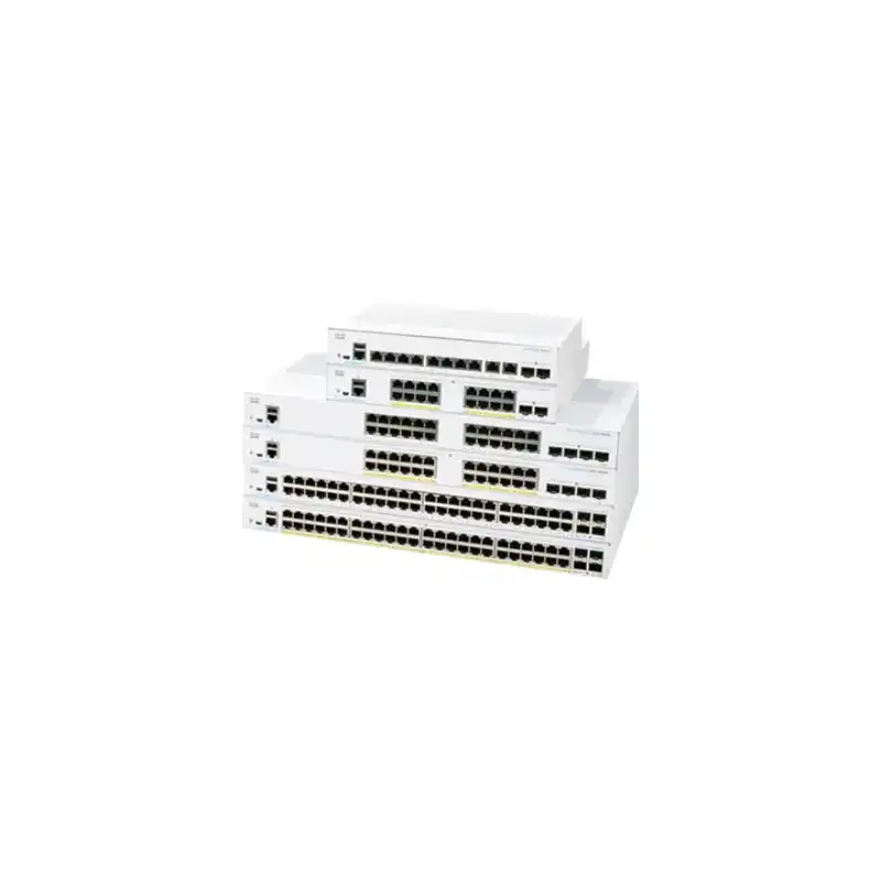Cisco Business 350 Series 350-8T-E-2G - Commutateur - C3 - Géré - 8 x 10 - 100 - 1000 + 2 x... (CBS350-8T-E2GUK-RF)_1