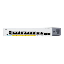 Cisco Catalyst 1200-8FP-2G - Commutateur - C3 - intelligent - 8 x 10 - 100 - 1000 (PoE+) + 2 x... (C1200-8FP-2G-RF)_1