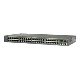 Cisco Catalyst 2960-Plus 48TC-S - Commutateur - Géré - 48 x 10 - 100 + 2 x SFP Gigabit comb... (WS-C2960+48TC-S-RF)_1