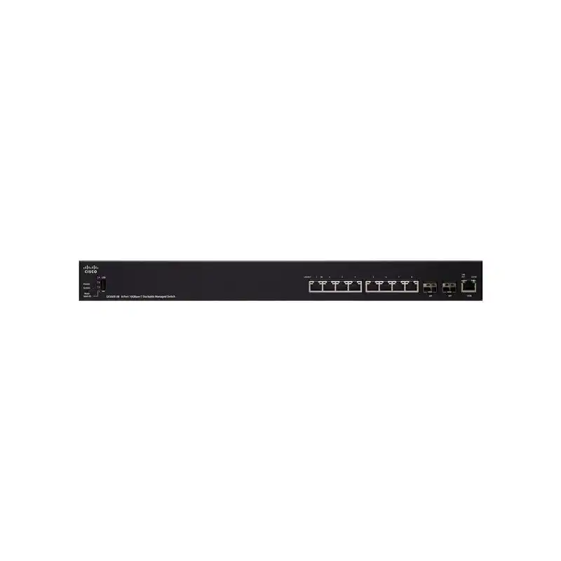 Cisco SX350X-08 - Commutateur - Géré - 6 x 10 Gigabit Ethernet + 2 x 10 Gigabit Ethernet - ... (SX350X-08-K9-EU-RF)_1
