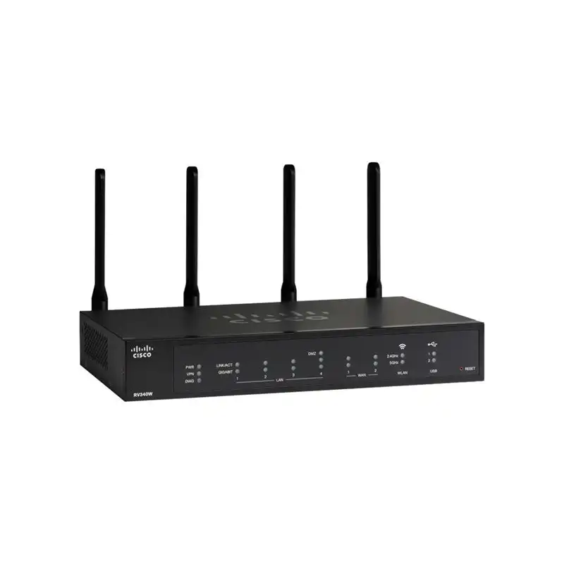 Cisco Small Business RV340W - Routeur sans fil commutateur 4 ports - 1GbE - ports WAN : 2 - ... (RV340W-E-K9-G5-RF)_1