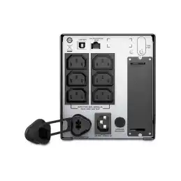 APC Smart-UPS - Onduleur - interaction ligne, tour, prises IEC C13, port SmartConnect, SmartSlot, AV... (SMT750ICR)_2