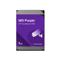 WD Purple - Disque dur - 1 To - interne - 3.5" - SATA 6Gb - s - 5400 tours - min - mémoire tampon : 6... (WD10PURZ)_1
