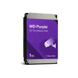 WD Purple - Disque dur - 1 To - interne - 3.5" - SATA 6Gb - s - 5400 tours - min - mémoire tampon : 6... (WD10PURZ)_2