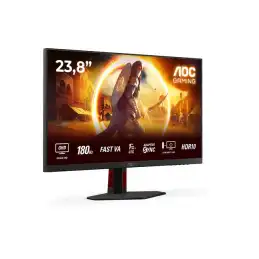 AOC Gaming - Écran LED - jeux - 24" (23.8" visualisable) - 2560 x 1440 QHD @ 180 Hz - Fast IPS - 300 c... (Q24G4RE)_6