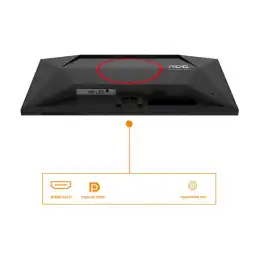 AOC Gaming - Écran LED - jeux - 24" (23.8" visualisable) - 2560 x 1440 QHD @ 180 Hz - Fast IPS - 300 c... (Q24G4RE)_15