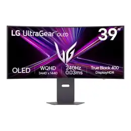 LG UltraGear - Moniteur OLED - jeux - incurvé - 39" - 3440 x 1440 UWQHD @ 240 Hz - 1500000:1 - Disp... (39GX900A-B)_1