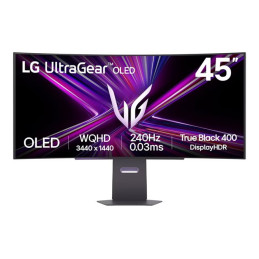 LG UltraGear - Moniteur OLED - jeux - incurvé - 45" - 3440 x 1440 UWQHD @ 240 Hz - 1500000:1 - Disp... (45GX900A-B)_1