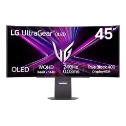 LG UltraGear - Moniteur OLED - jeux - incurvé - 45" - 3440 x 1440 UWQHD @ 240 Hz - 1500000:1 - Disp... (45GX900A-B)_1