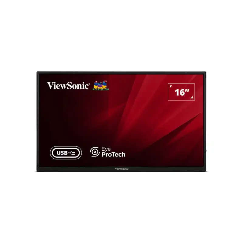 ViewSonic - Écran LED - 16" - portable - 1920 x 1080 Full HD (1080p) @ 60 Hz - IPS - 250 cd - m² - 1000... (VA1650)_1