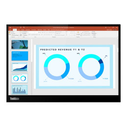Lenovo ThinkVision M14d - Écran LED - 14" - portable - 2240 x 1400 2.2K @ 60 Hz - IPS - 375 cd - m²... (63AAUAR6WL)_1