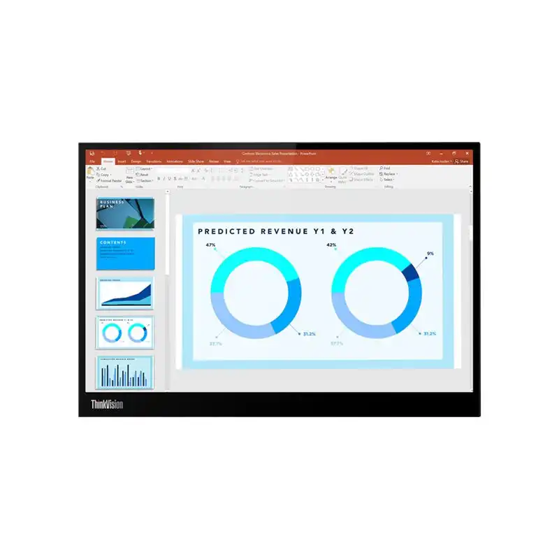 Lenovo ThinkVision M14d - Écran LED - 14" - portable - 2240 x 1400 2.2K @ 60 Hz - IPS - 375 cd - m²... (63AAUAR6WL)_1